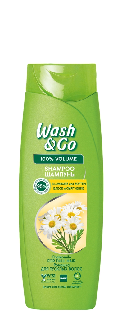 Wash & Go Chamomile შამპუნი 180 მლ