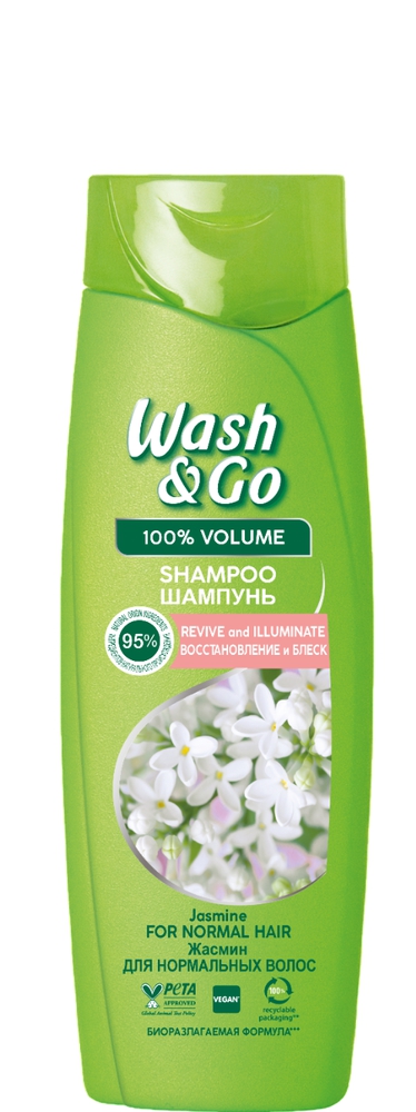 Wash & Go Jasmine შამპუნი 360 მლ