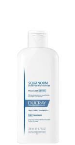 Ducray Kelual Squanorm მშრალი ქერტლის საწინააღმდეგო შამპუნი 200 მლ