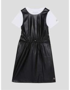 ბავშვის კაბა GUESS - SET SS T-SHIRT+PU SKIRTALL