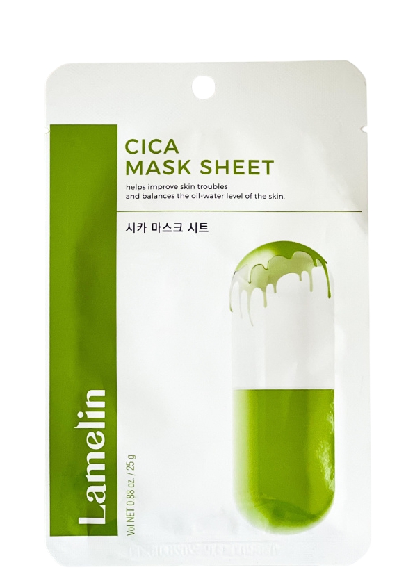 Lamelin Cica სახის დამატენიანებელი ნიღაბი