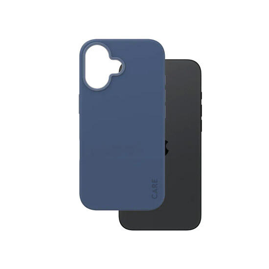 CARE by PanzerGlass Fashionable Case Blue with MagSafe iPhone 16 Plus 1383