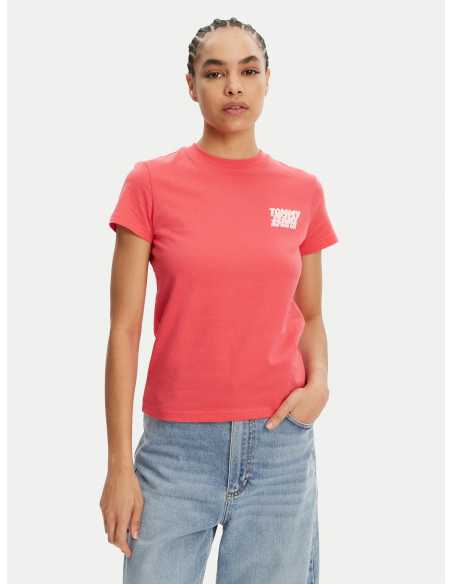 მაისურები Tommy Jeans - TJW REG TJ BUBBLE TEE