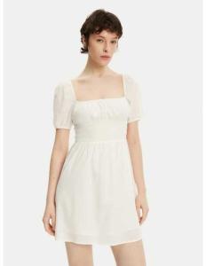 კაბა Tommy Jeans - TJW COTTON VOILE MINI DRESS EXT