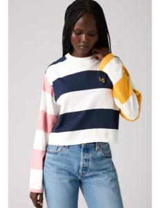 მაისურები Levi's® - Gr Cropped Rugby Ls