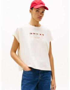 მაისურები Tommy Hilfiger - SAIL FLAGS RLXD C-NK