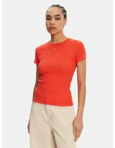 მაისურები Tommy Jeans - TJW SLIM ESSENTIAL RIB SS