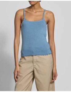 მაისურები Tommy Jeans - TJW SLIM GMD RIB STRAP TOP