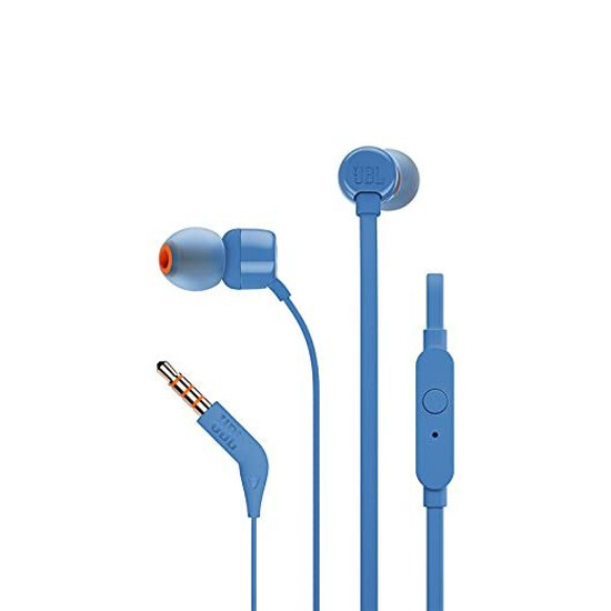 JBL T110 Earphone Blue