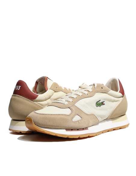 ბოტასები Lacoste - Men's Partner 70S Sneakers-1Y5 - OFF WHT/DK GRN