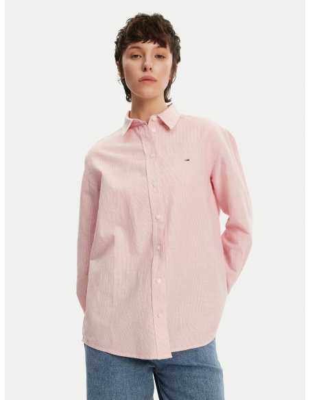 პერანგი Tommy Jeans - TJW RLX LINEN SHIRT