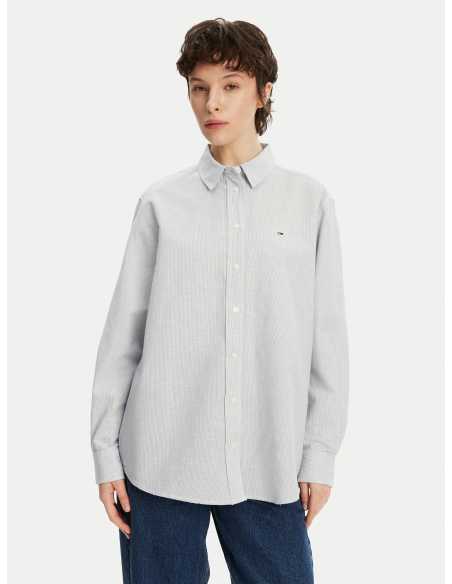 პერანგი Tommy Jeans - TJW RLX LINEN SHIRT