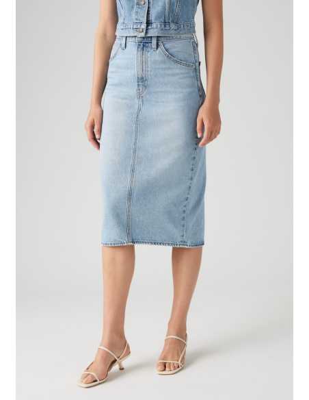ქვედაბოლო Levi's® - Hr Back Slit Skirt