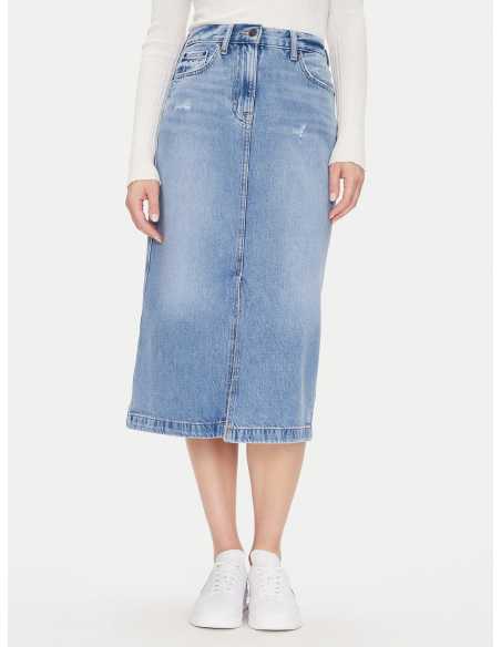 ქვედაბოლო Tommy Jeans - CLAIRE MIDI SKIRT BI8036