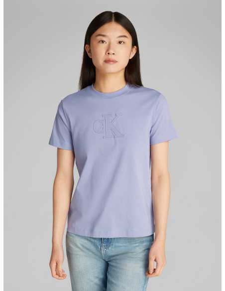 მაისურები CALVIN KLEIN JEANS - CK APPLIQUE REGULAR TEE