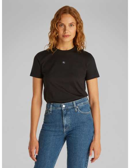 მაისურები CALVIN KLEIN JEANS - WOVEN LABEL REGULAR TEE
