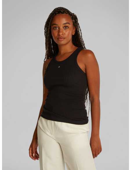მაისურები CALVIN KLEIN - CK EMB GRAPHIC SLIM RIB TANK