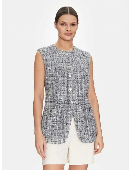 პიჯაკი GUESS - SL SADIE TWEED VEST