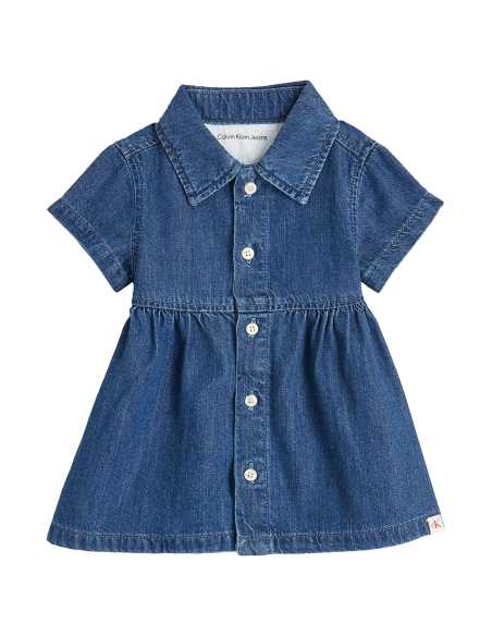 ბავშვის კაბა CALVIN KLEIN - DENIM TENCEL SS DRESS