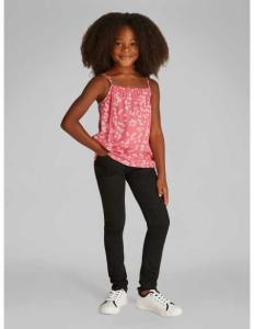 ბავშვის პერანგი/ბლუზი CALVIN KLEIN - FLOWER AOP STRAP TOP