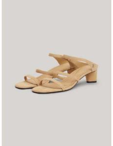 სანდალი Tommy Hilfiger - TH STRAP SUEDE MID HEEL