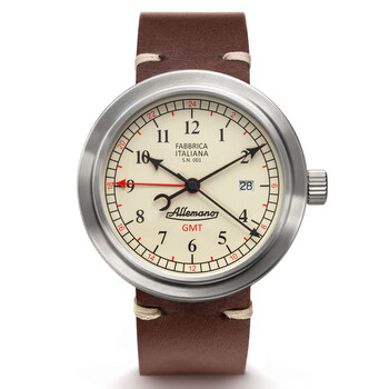 1919 GMT Automatic White Dial Watch GMT A 1919 SPPW