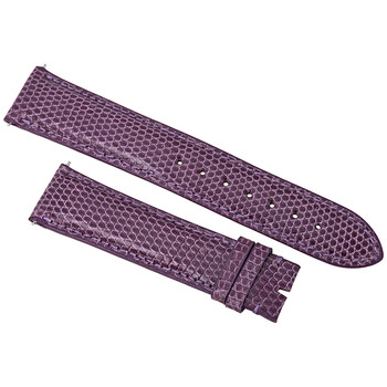20 MM Shiny Grape Lizard Leather Strap