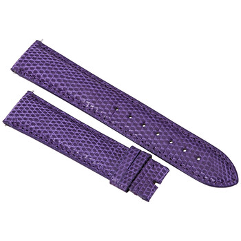 20 MM Shiny Indigo Lizard Leather Strap