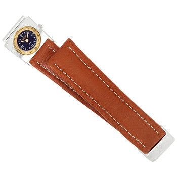 20 mm Leather Watch Band With Second Time Zone Attachment B6107211A106.154X.A18D