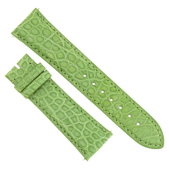 21 MM Matte Lime Green Alligator Leather Strap