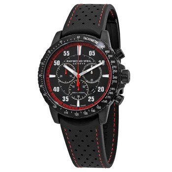 300 Chronograph Quartz Black Dial Watch 8570 BKR05240