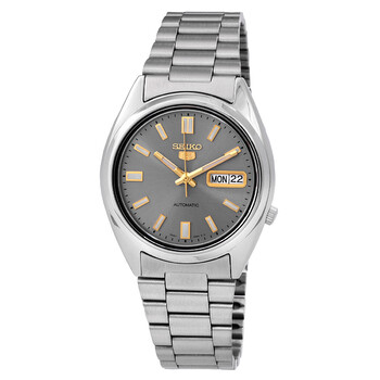 5 Automatic Grey Dial Watch SNXS75K1