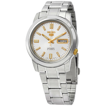 5 Automatic Silver Dial Watch SNKK09K1
