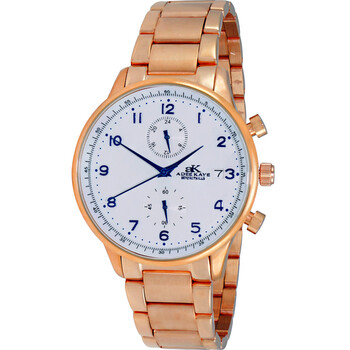 AK7501M Quartz White Dial Watch AK7501MRGWT