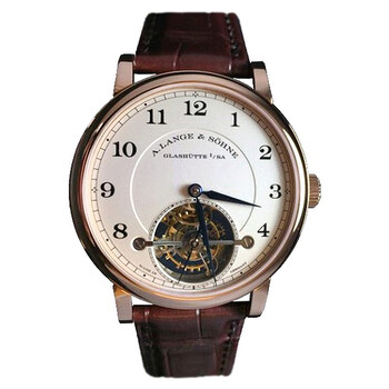 A. Lange and Sohne 1815 Tourbillon Silver Dial 18K Rose Gold Watch
