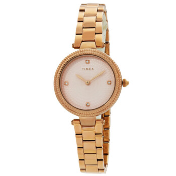 Adorn Quartz Crystal Pink Dial Watch TW2V24300VQ