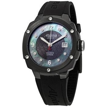 Adventure Black Mother of Pearl Diamond Dial Watch AL240MPBD3FBAEC