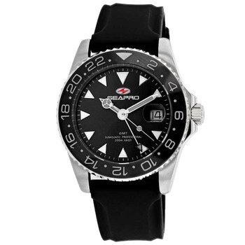 Agent Quartz Black Dial Watch SP0121