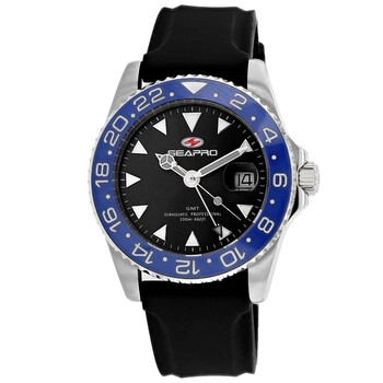 Agent Quartz Black Dial Watch SP0122