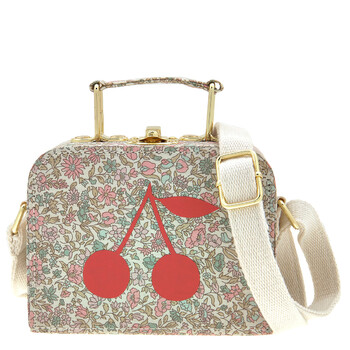 Aimane Cherry Print Top Handle Bag