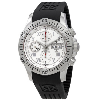 Air speed Chronograph Automatic Silver Dial Watch