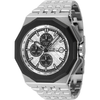 Akula Chronograph Date Quartz Silver Dial Watch