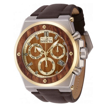 Akula Chronograph Quartz Brown Dial Watch