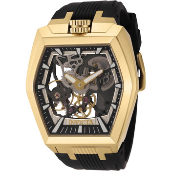 Akula Hand Wind Black Dial Watch