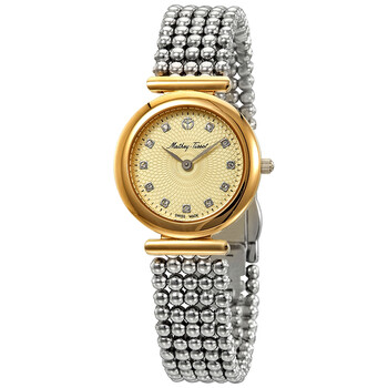 Allure Crystal Gold Dial Watch D539BDI