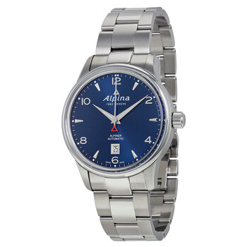 Alpiner Automatic Sunray Navy Dial Stainless Steel Watch AL525N4E6B