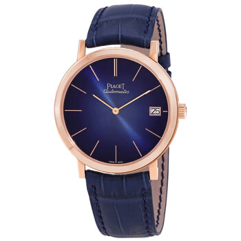 Altiplano Blue Dial 60th Anniversary Limited Edition Automatic 18K Rose Gold Watch G0A42051