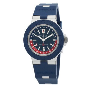 Aluminium Pepsi Automatic Blue Dial Watch