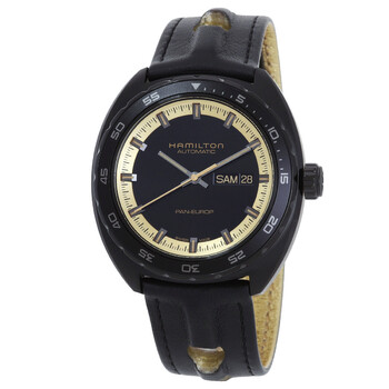 American Classic Pan Europ Automatic Black Dial Watch H35425730