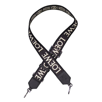 Anagram Strap In Jacquard And Calfskin